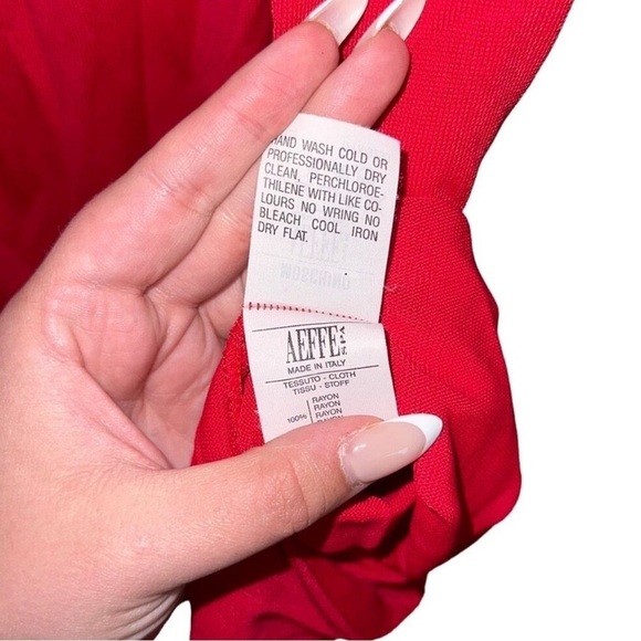 MOSCHINO COUTURE | Ruffle Off The
Shoulder Dress Made in Italy - Picture 6 of 6